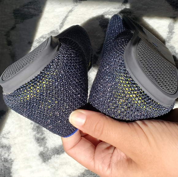 ***SOLD***Rothy's Navy Metallic and Neon Loafer - Picture 6 of 7